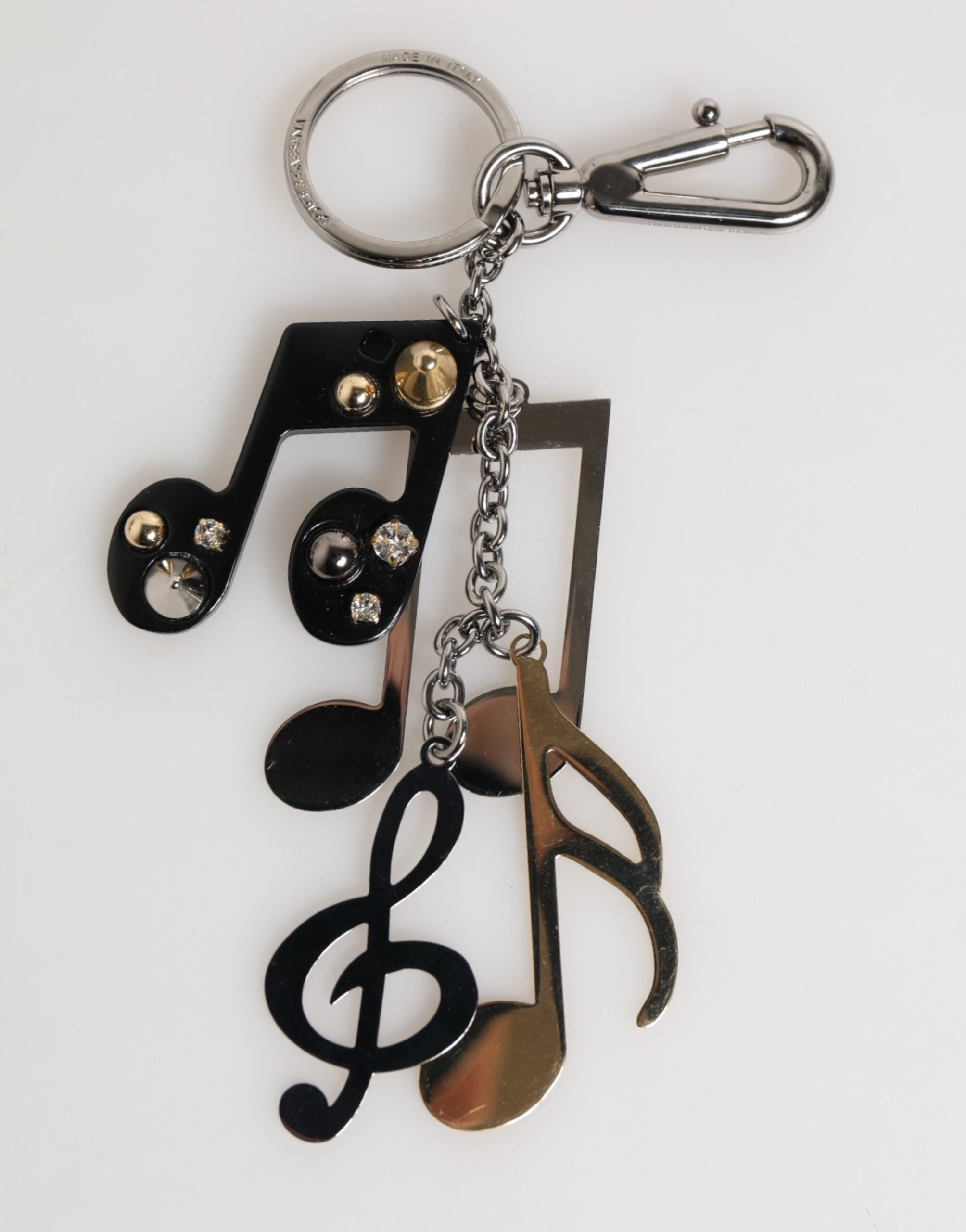 Porte-clés Dolce & Gabbana note musicale argenté