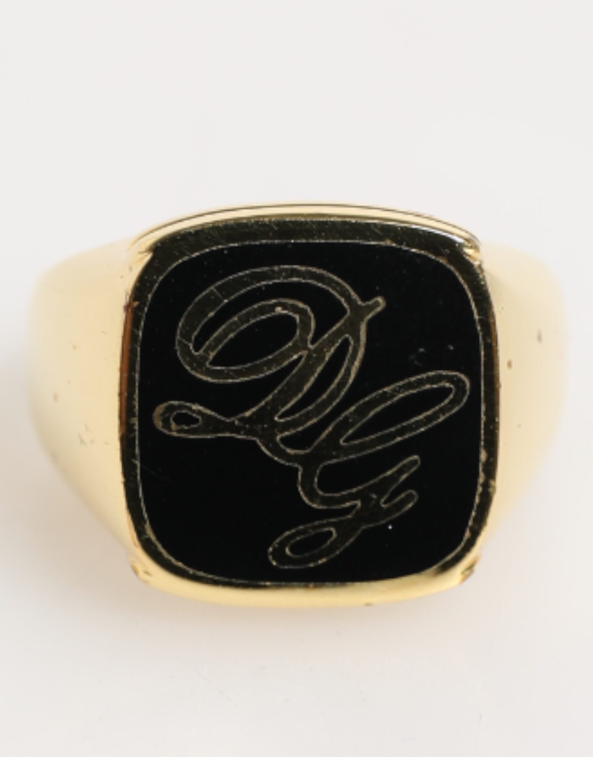 Bague Dolce & Gabbana Signet noire