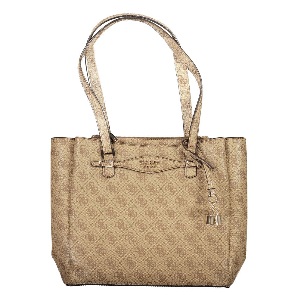 Sac à main Guess Jeans Katya beige