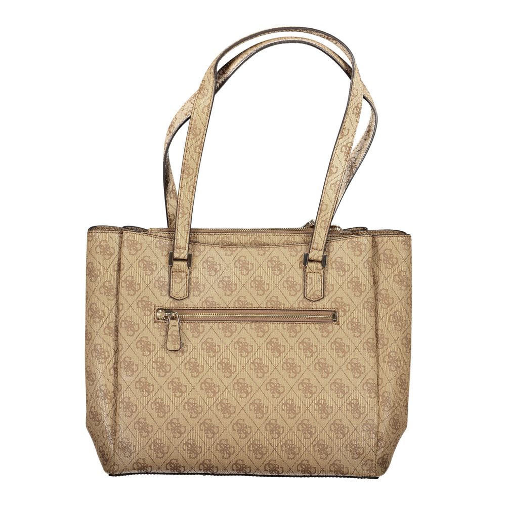 Sac à main Guess Jeans Katya beige