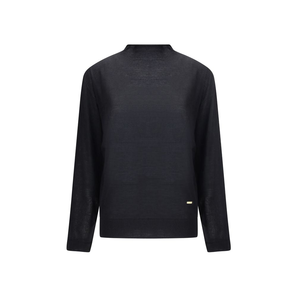 Pull Tom Ford col roulé beige