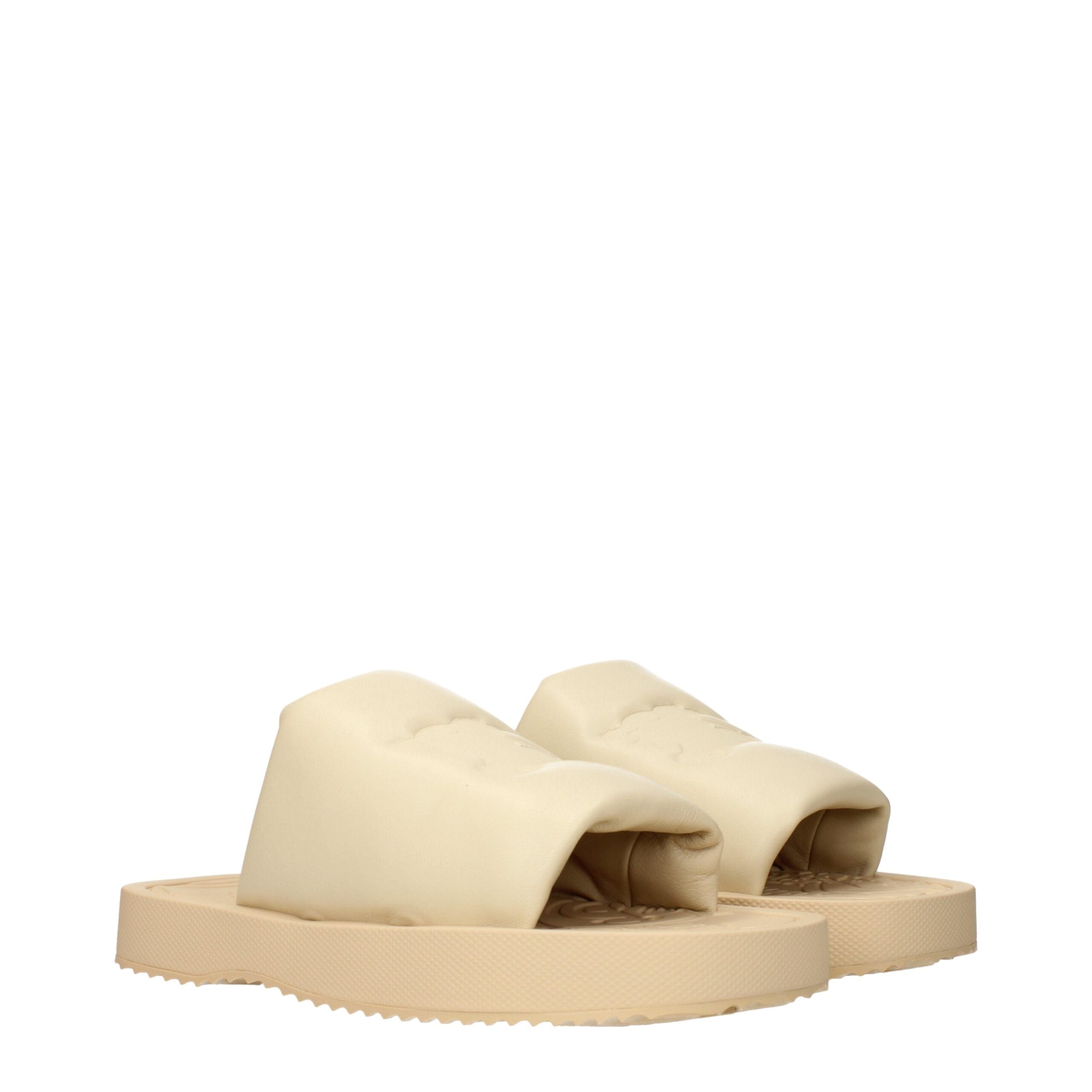 Sandales Burberry F84173 beiges