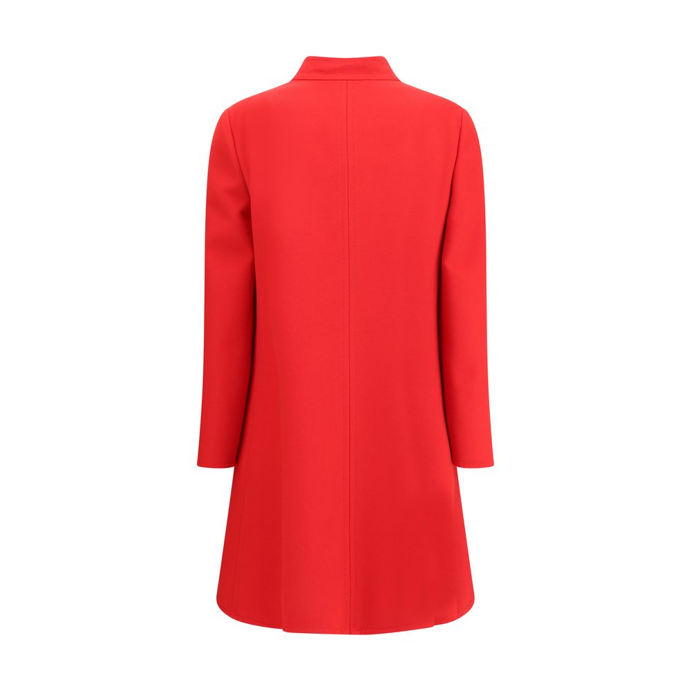 Manteau Valentino en laine vierge noir