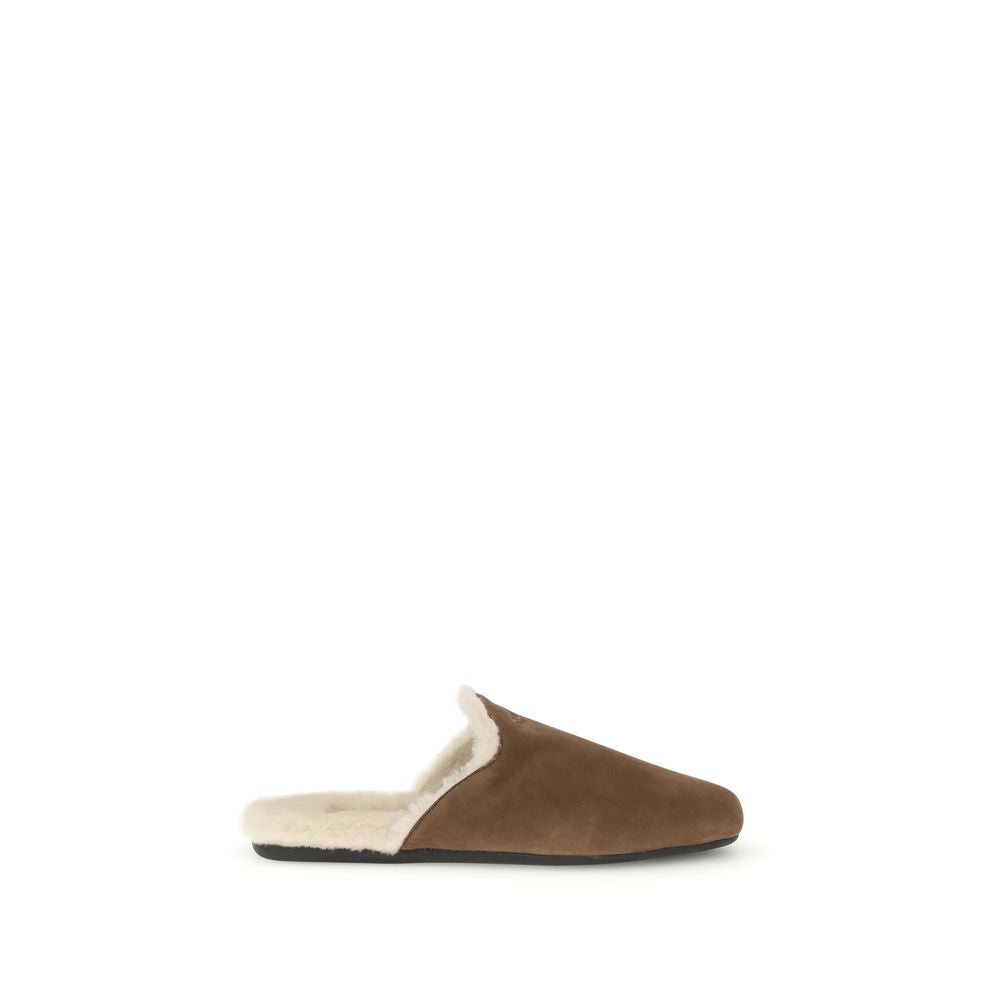 Mules Prada suède grises