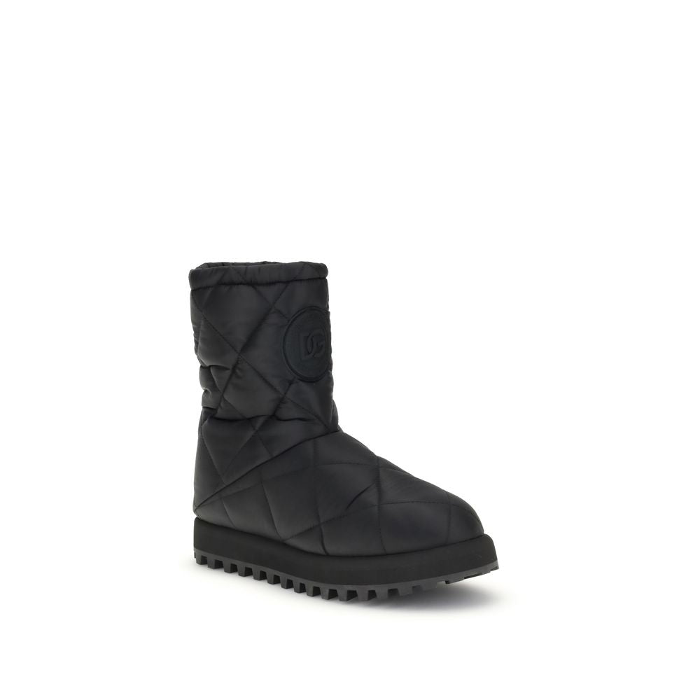 Bottines Dolce&Gabbana quiltées noires
