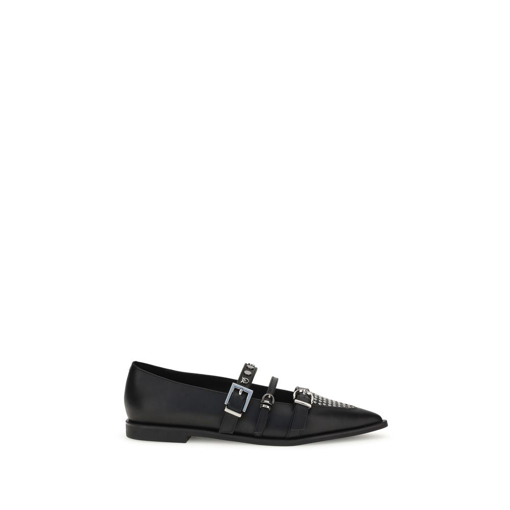 Ballerines Pinko studées noires