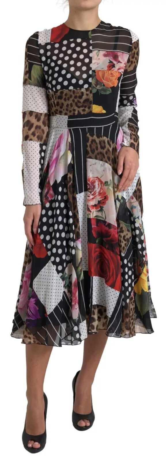 Robe Dolce & Gabbana A-line multicolore