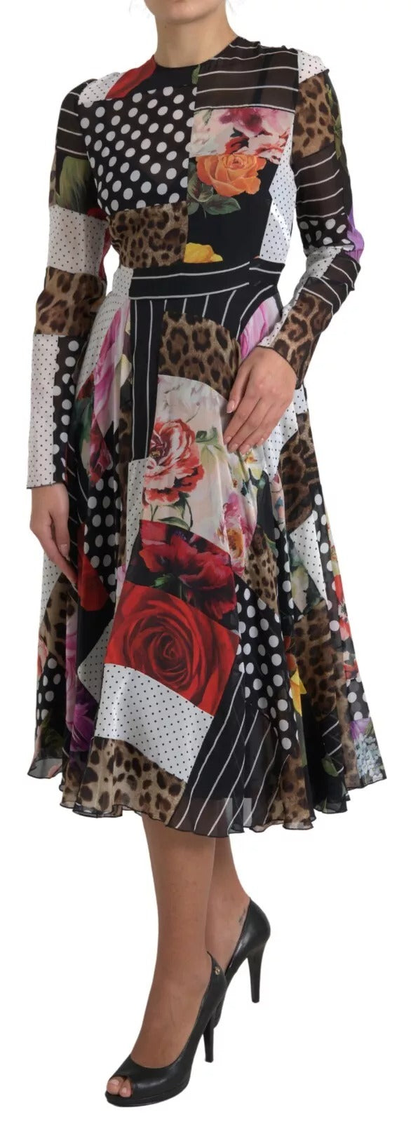 Robe Dolce & Gabbana A-line multicolore