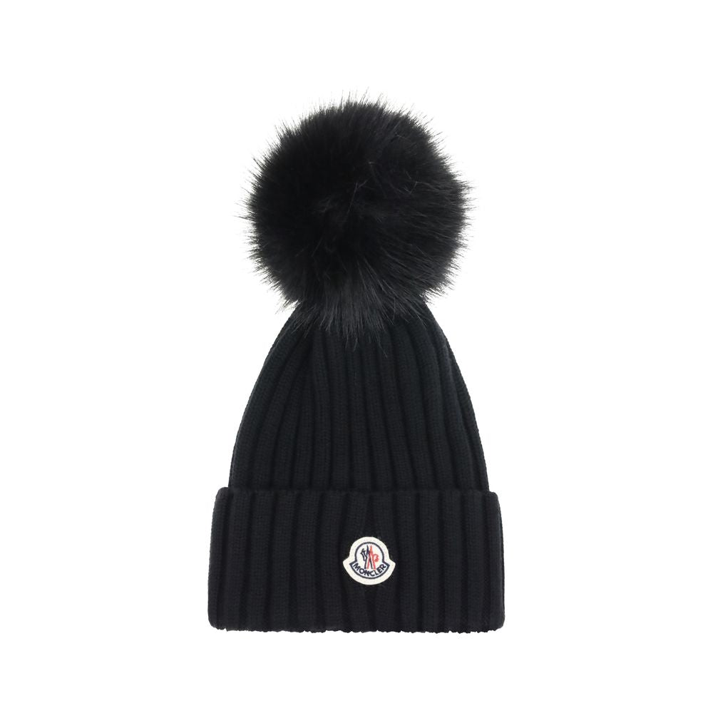 Bonnet Moncler pompon gris