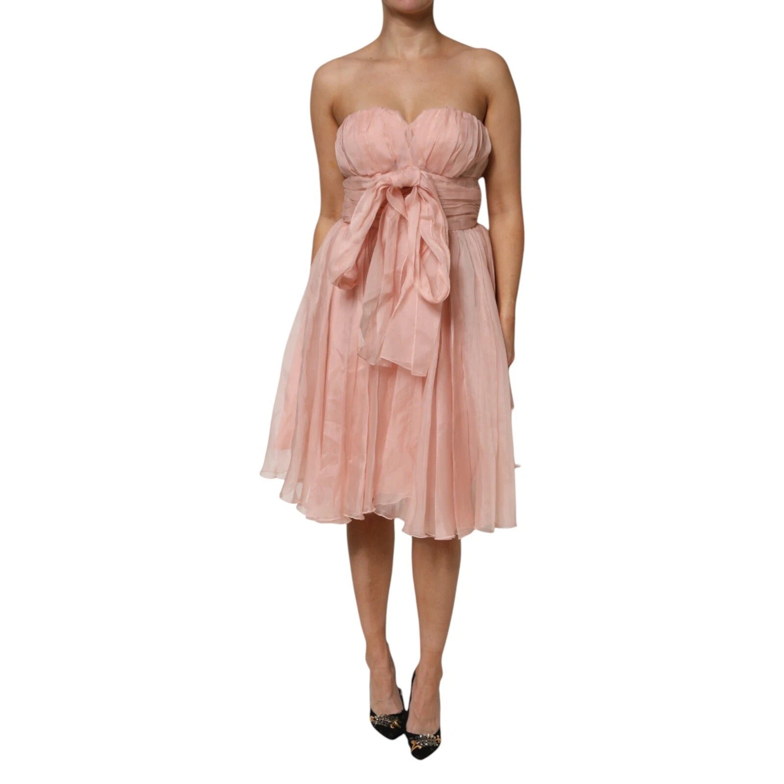 Robe midi Dolce & Gabbana rose