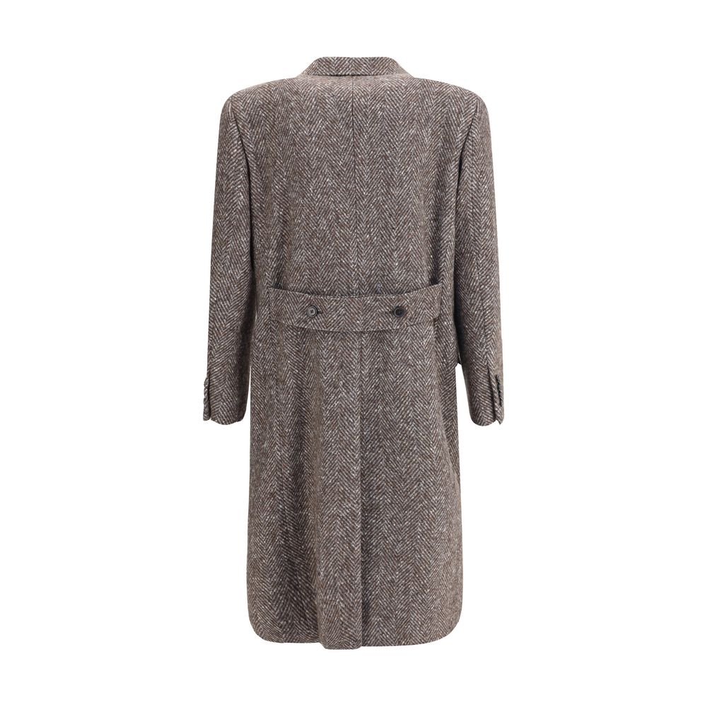 Manteau Dolce&Gabbana à double boutonnage herringbone