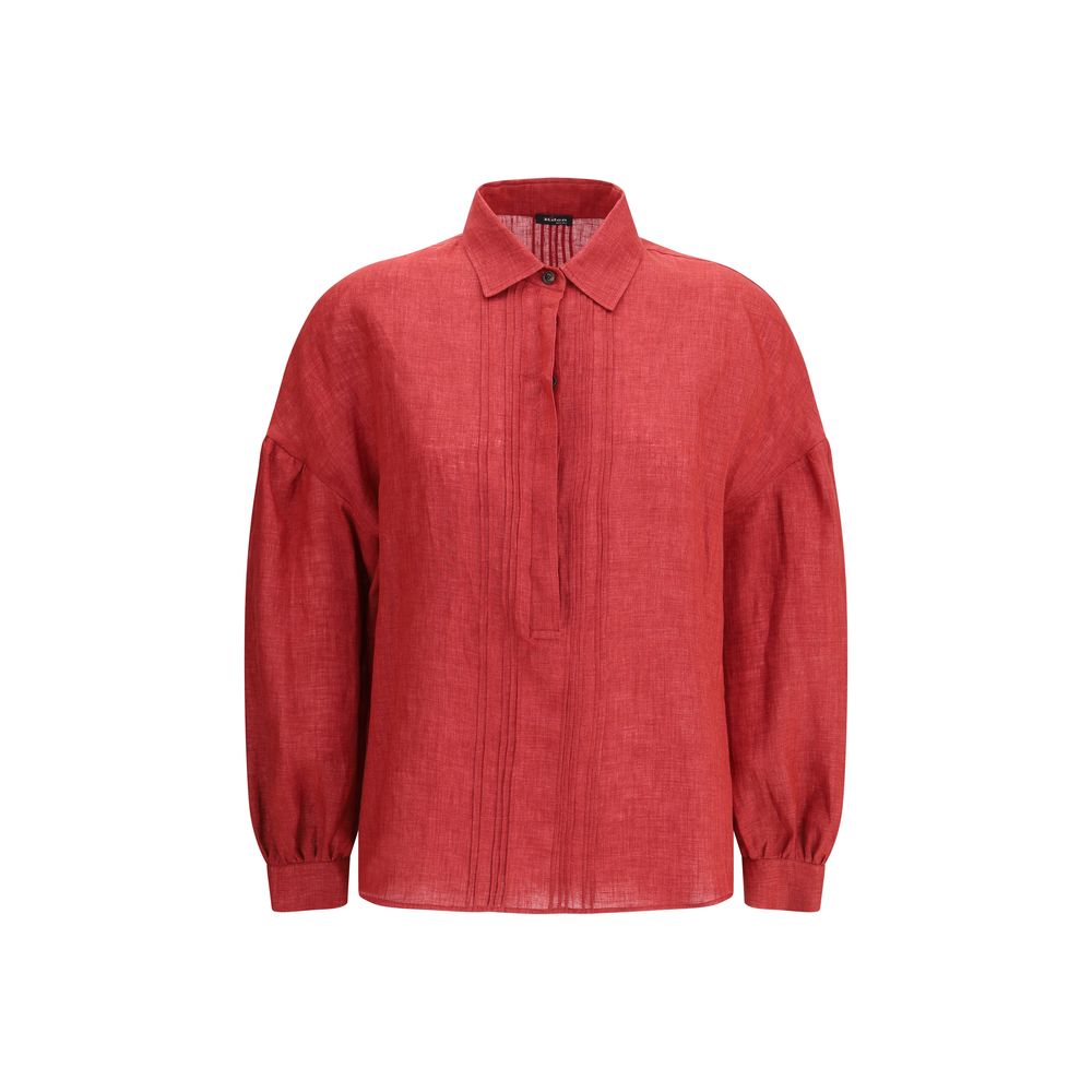 Chemise Kiton en lin blanche