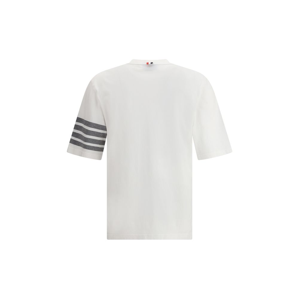 T-shirt Thom Browne rayé multicolore