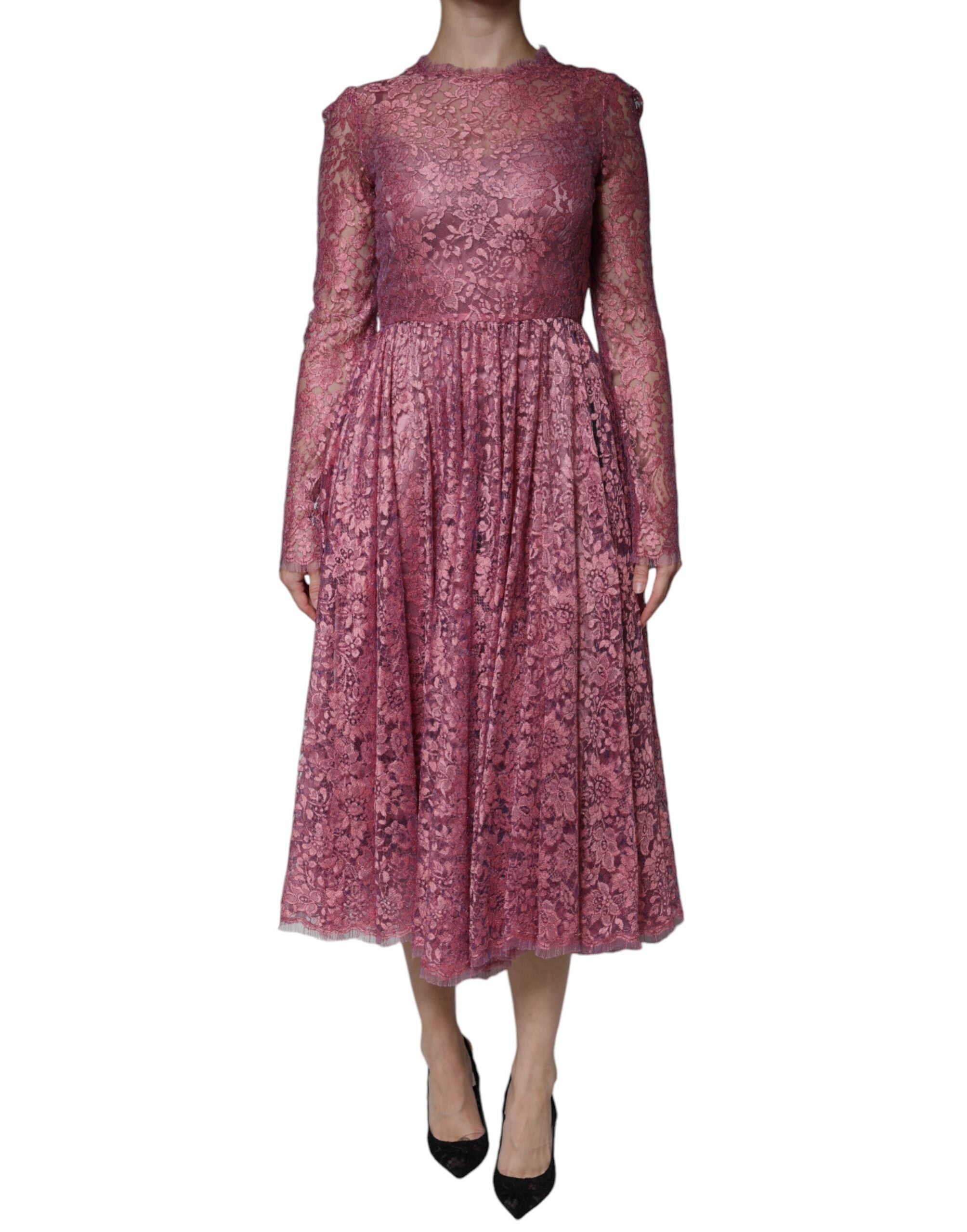 Robe Dolce & Gabbana midi rose