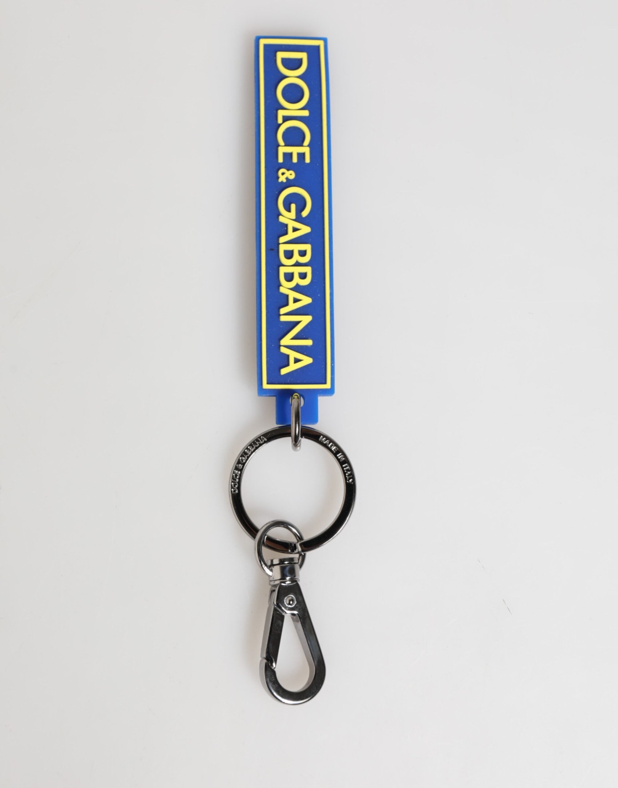 Porte-clés Dolce & Gabbana DG bleu jaune