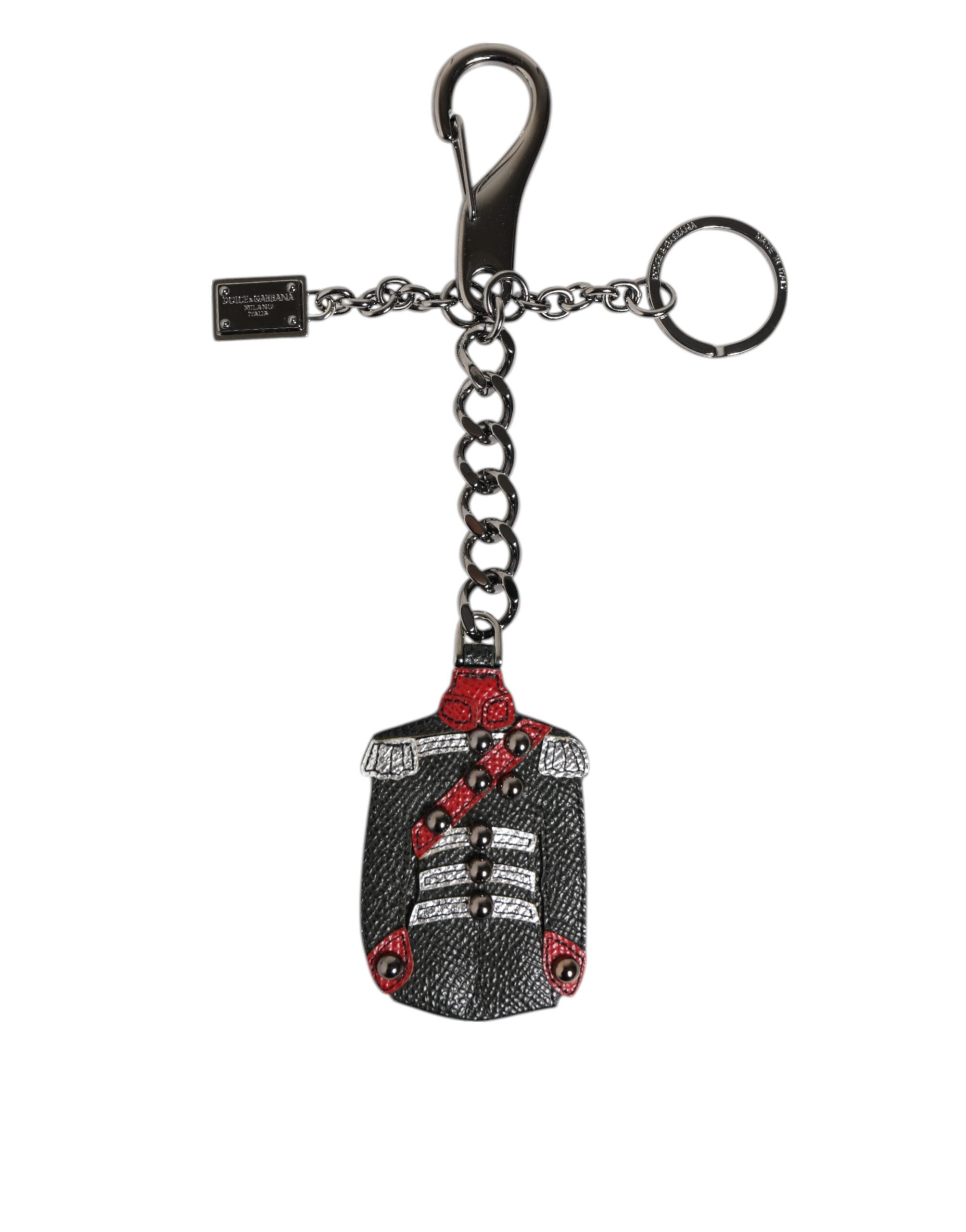Porte-clés Dolce & Gabbana DG noir et rouge