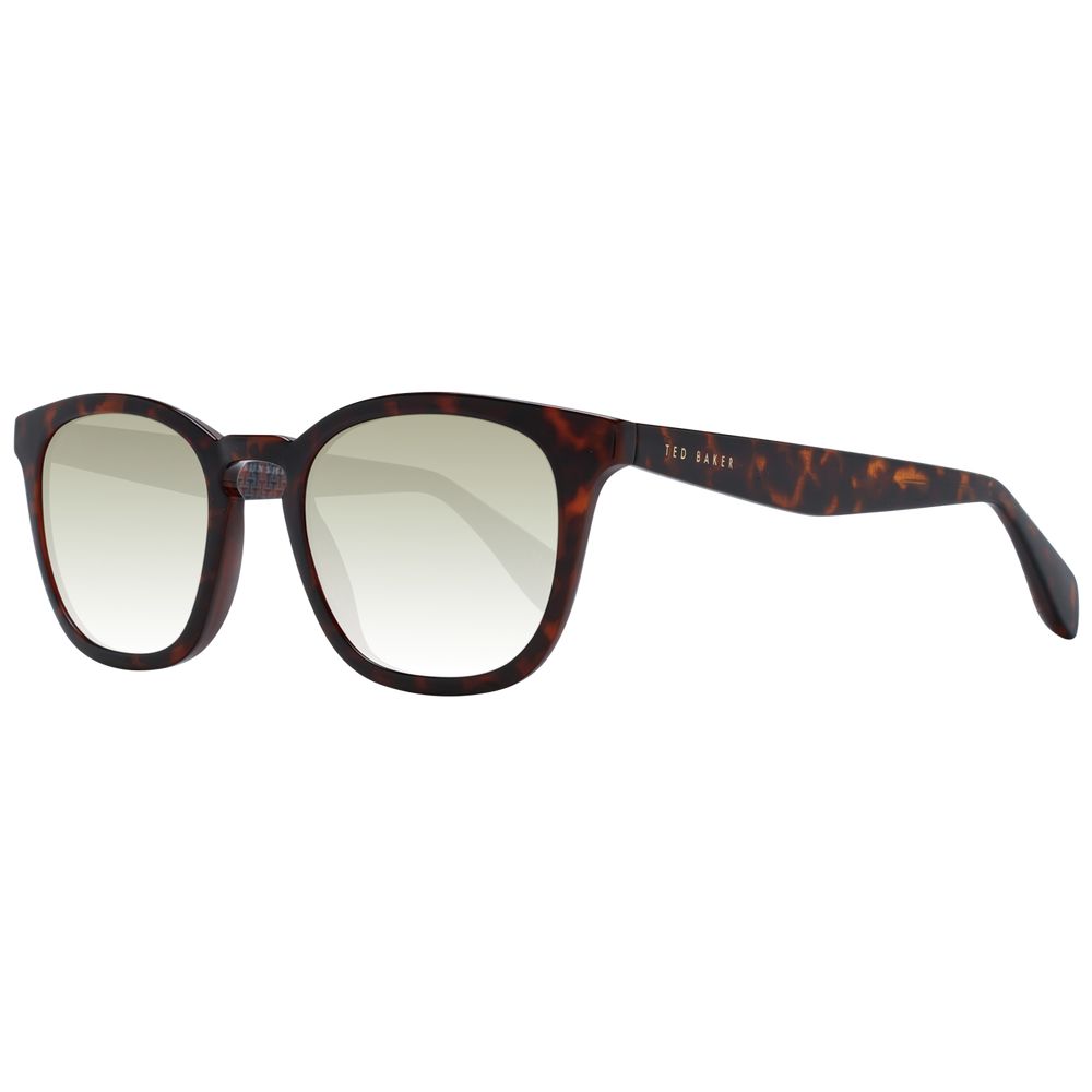 Lunettes de soleil marron vertes