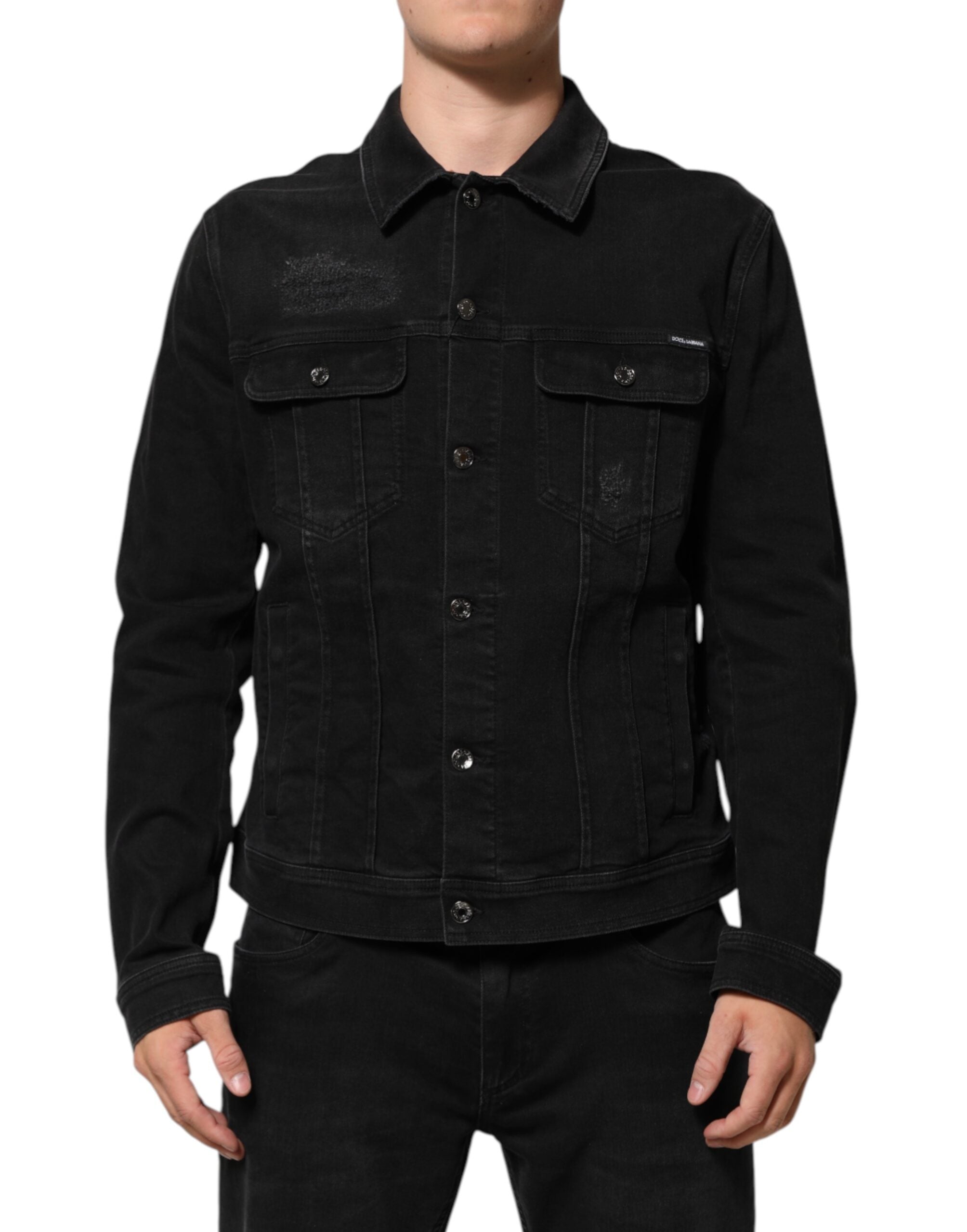 Veste Dolce & Gabbana en denim noire