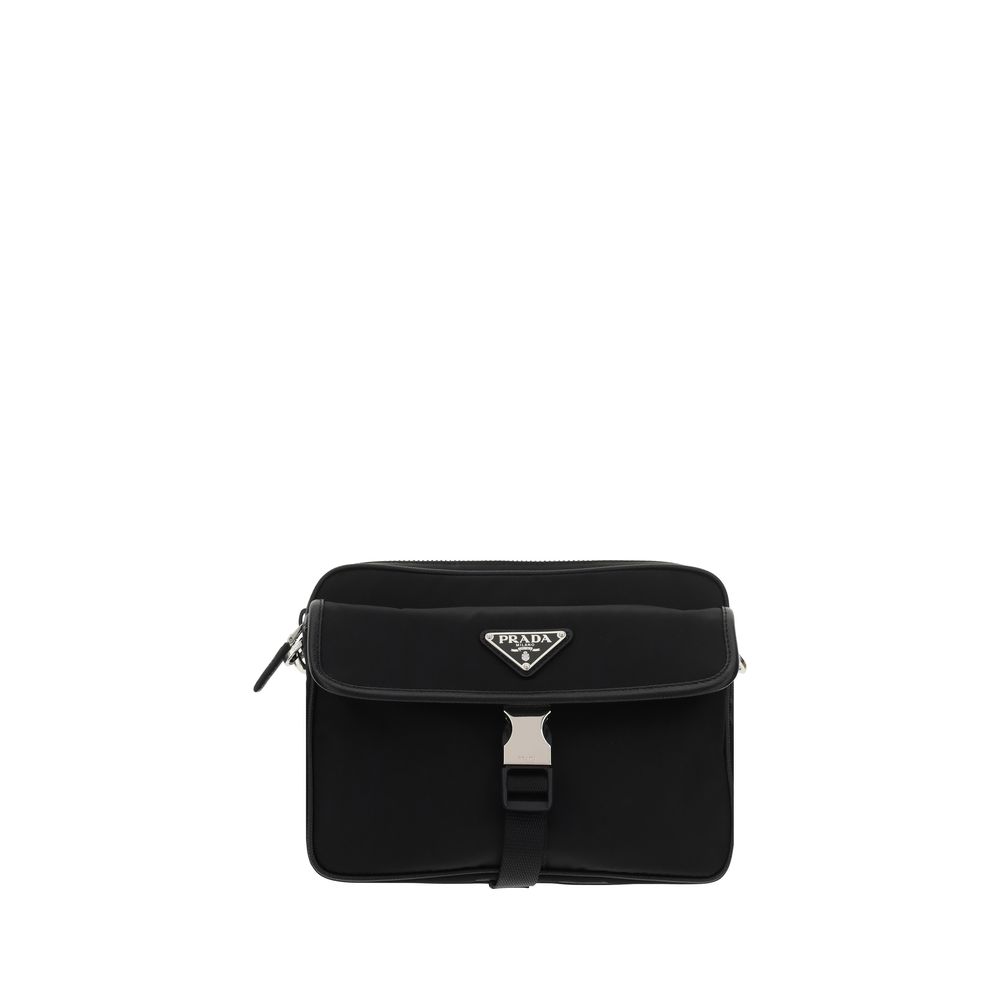 Sac à épaule Prada pochette noire