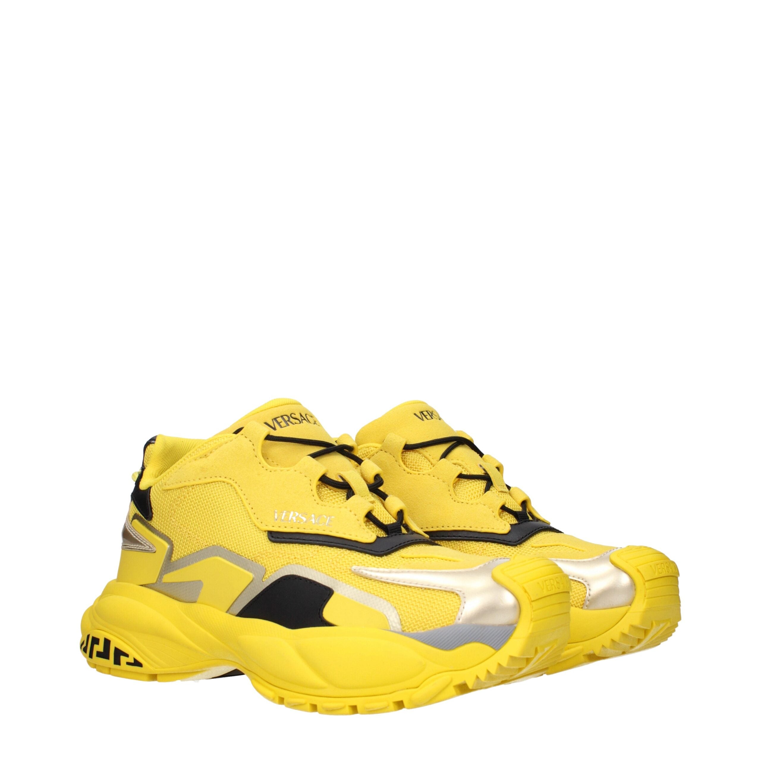 Baskets Versace 10163061A jaunes