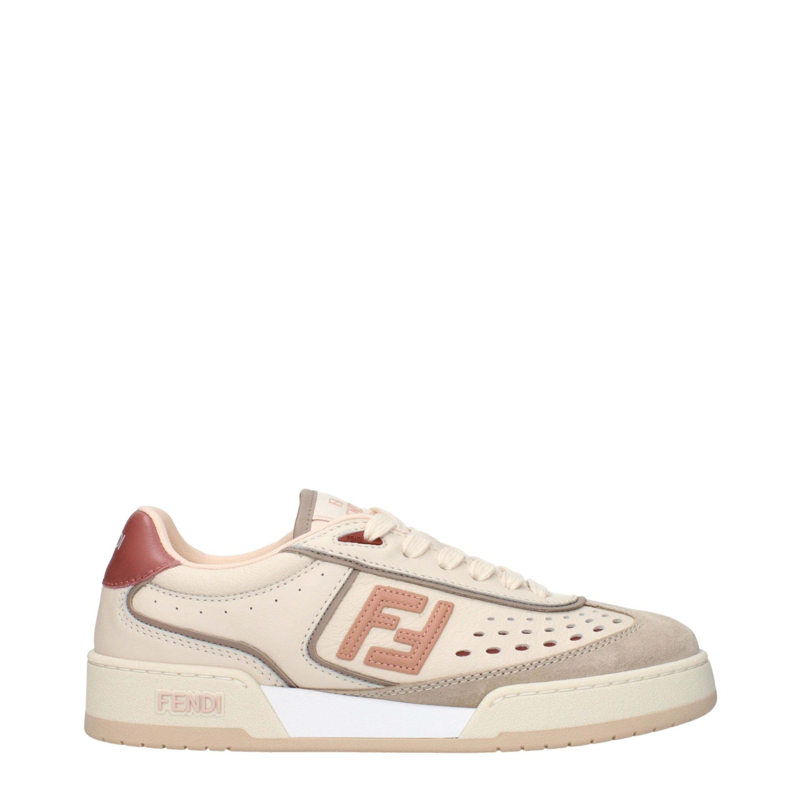 Baskets Fendi Basses beiges