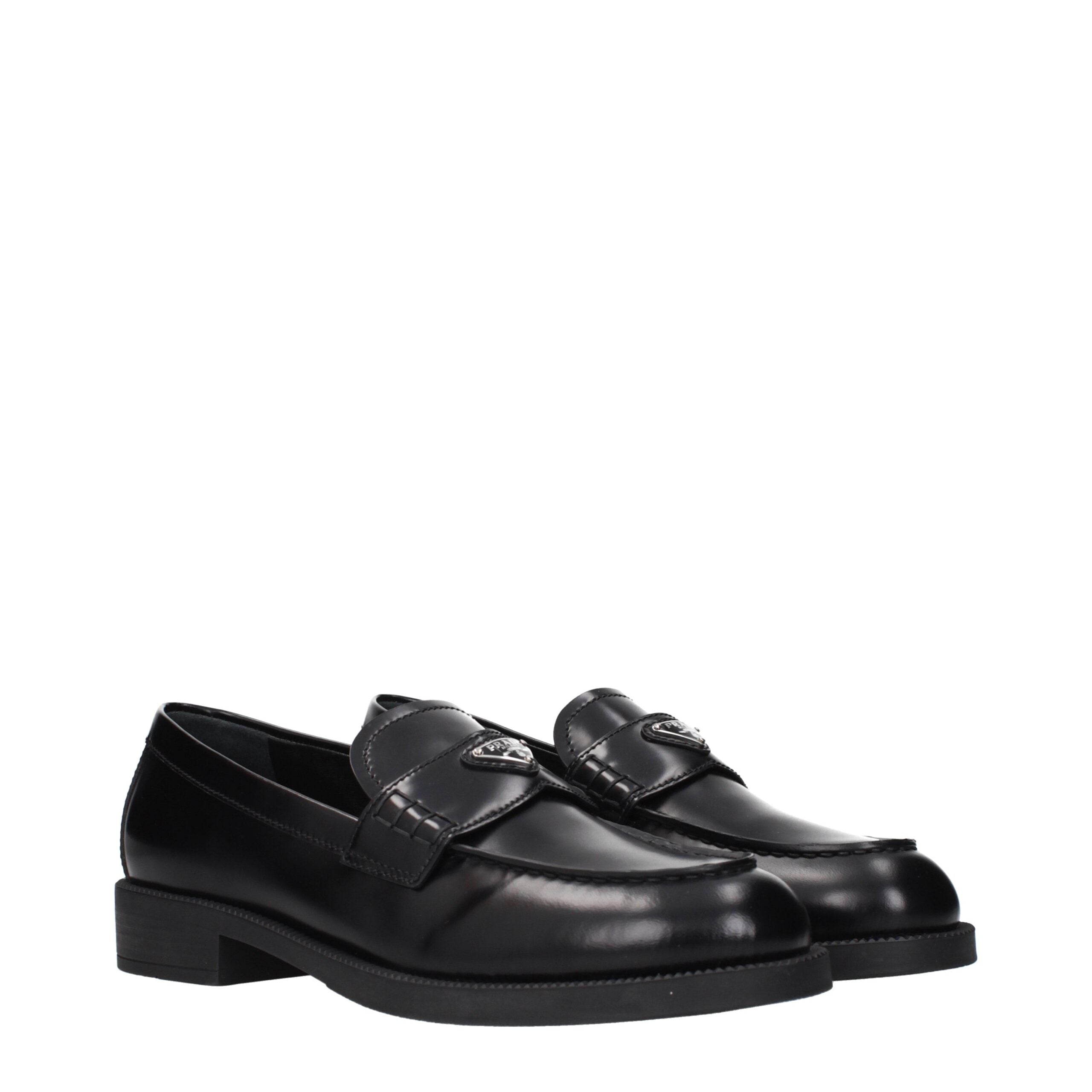 Mocassins Prada Slip-On noirs