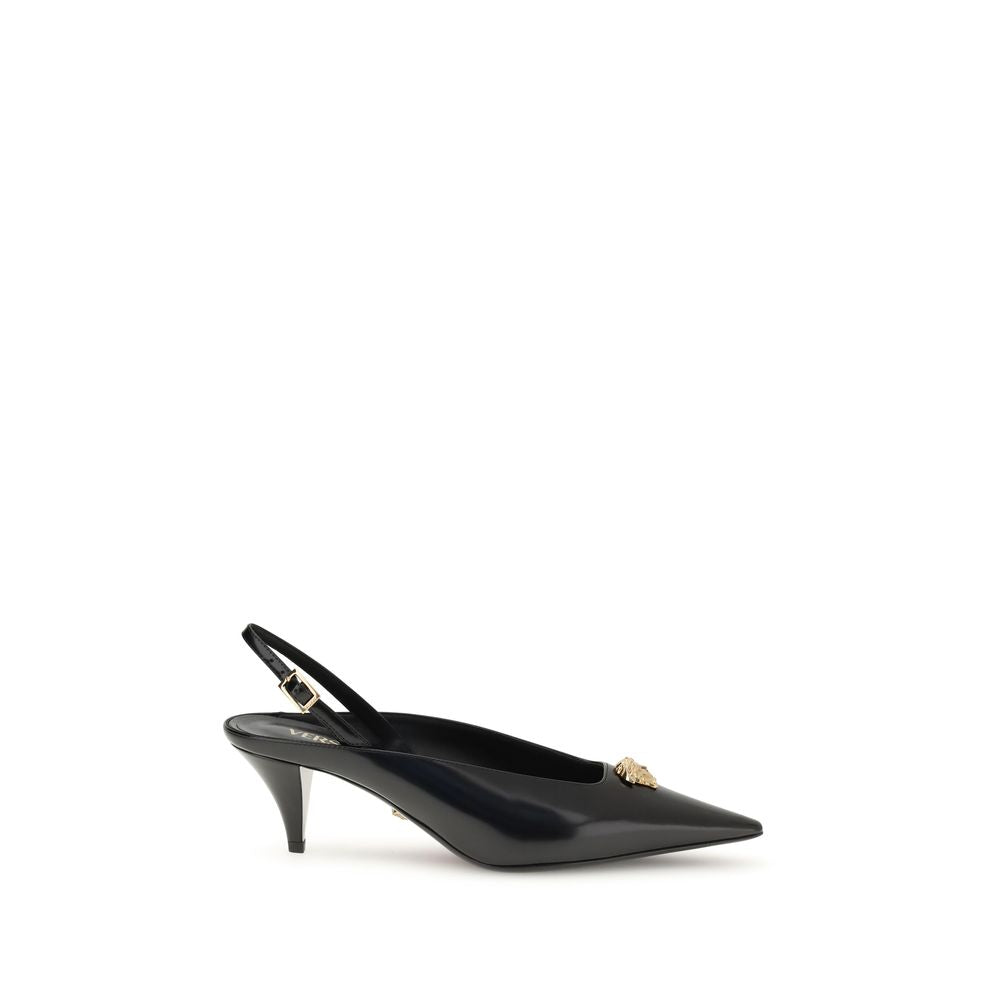 Escarpins Versace La Medusa noirs