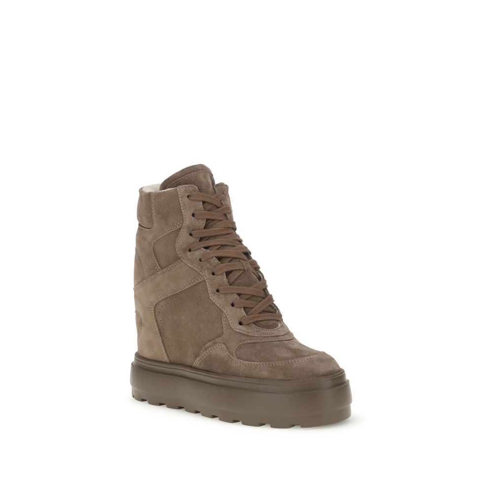 Baskets Casadei Wedge beiges