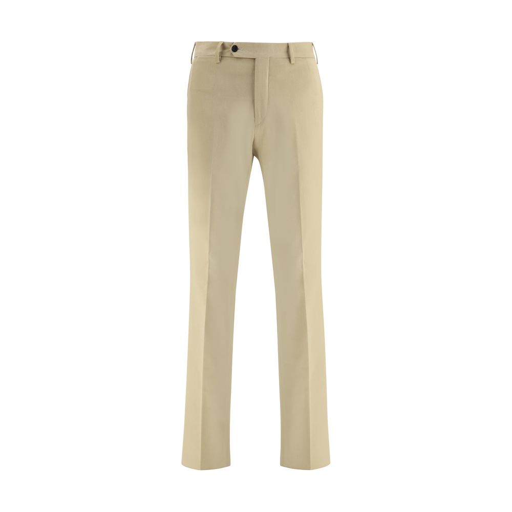 Pantalons Germano en velours côtelé noirs
