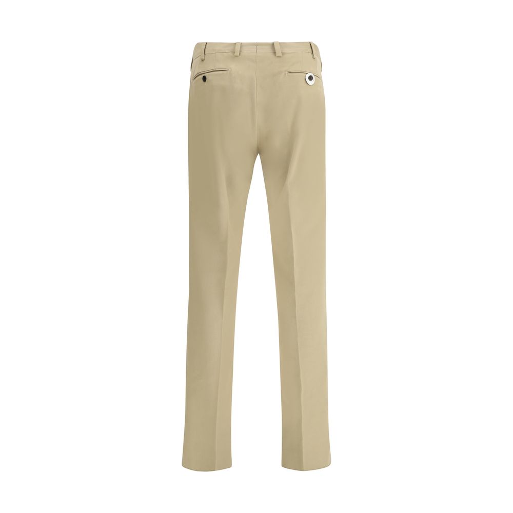 Pantalons Germano en velours côtelé noirs
