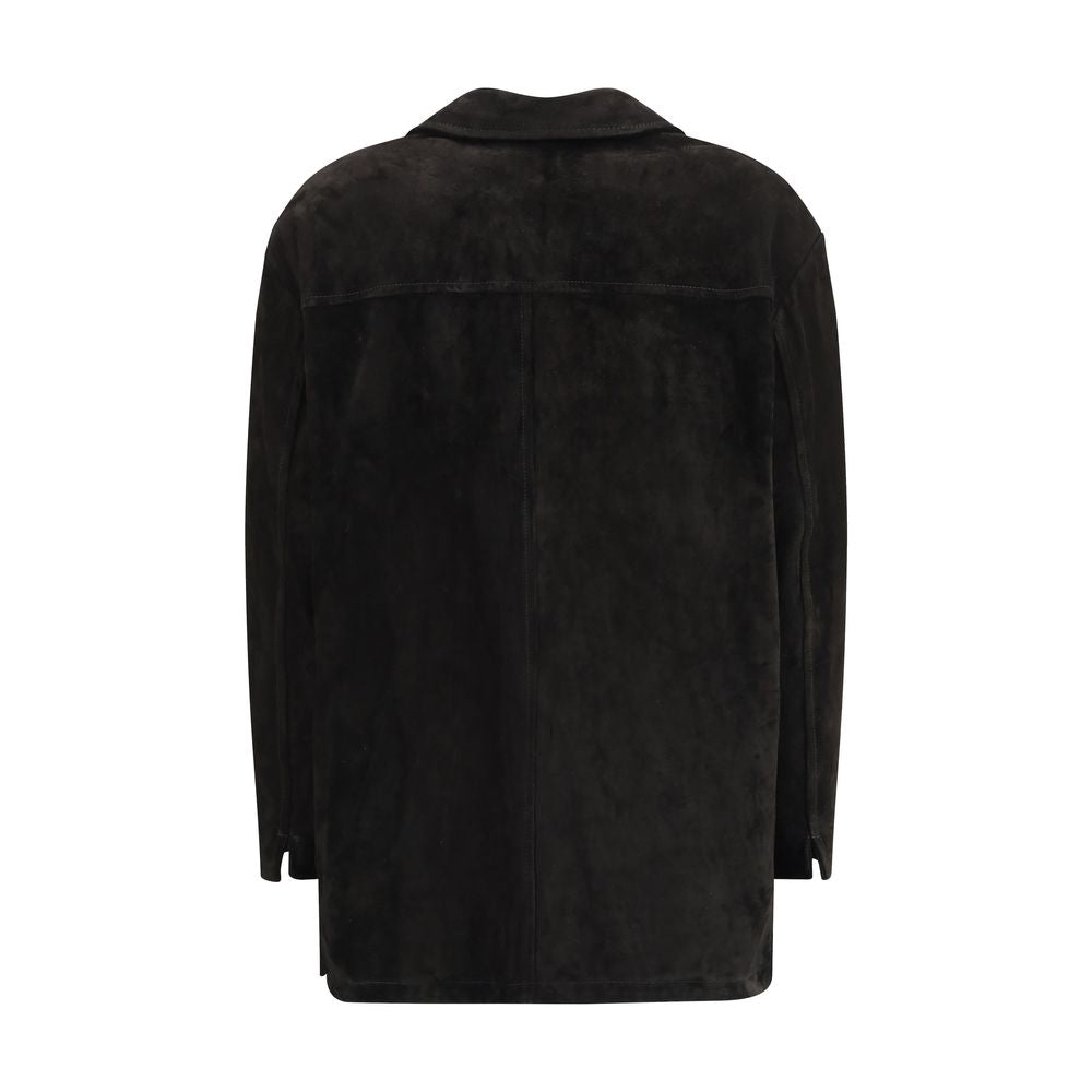 Veste cuir Salvatore Santoro beige