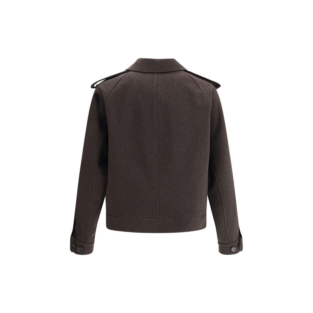 Veste Burberry en cachemire grise