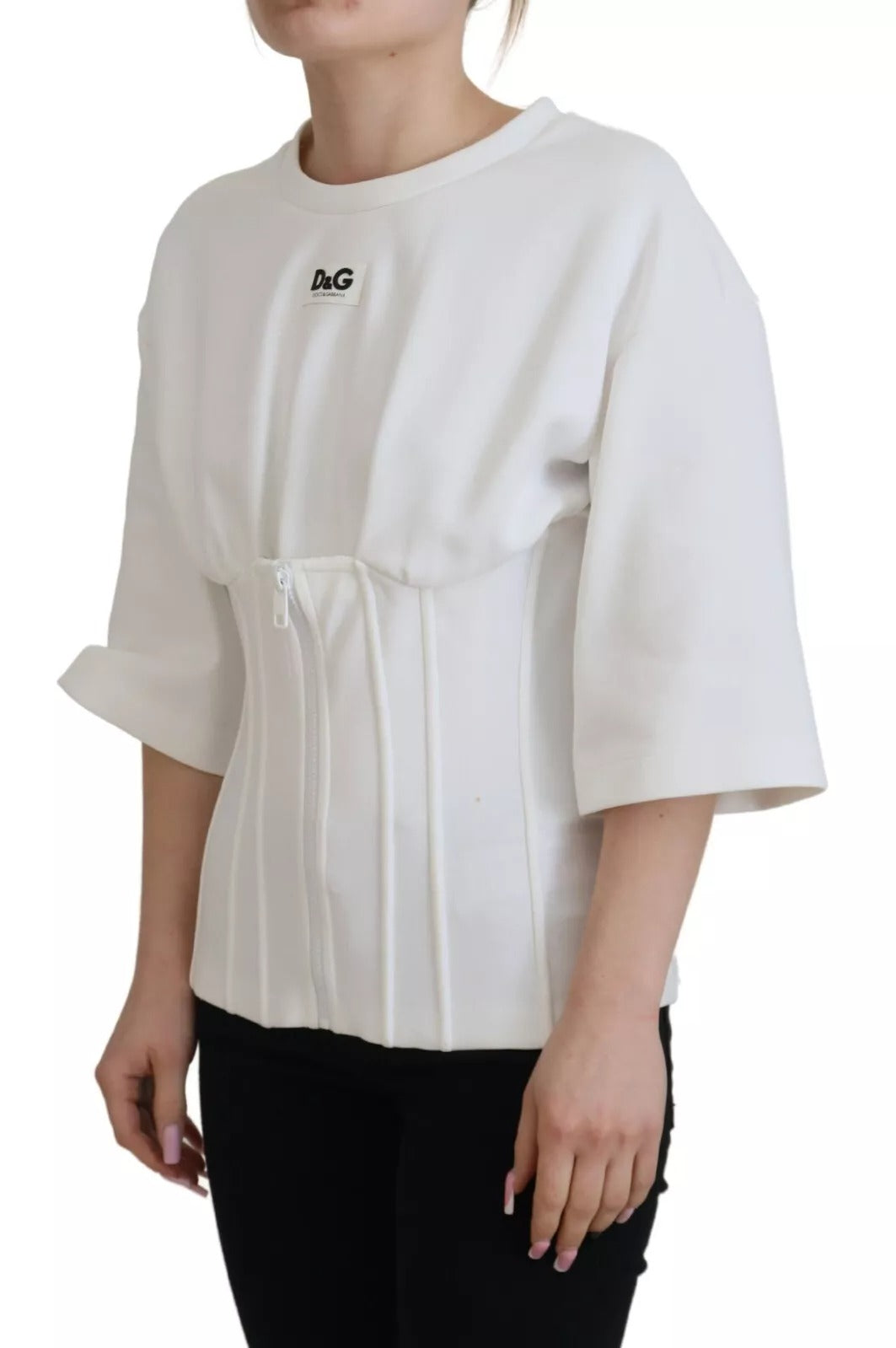 T-shirt corset Dolce & Gabbana blanc