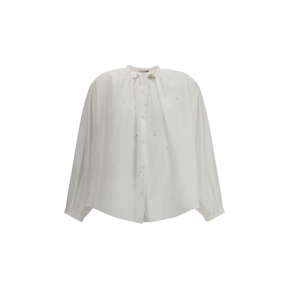 Chemise forte_forte Dragonfly blanche