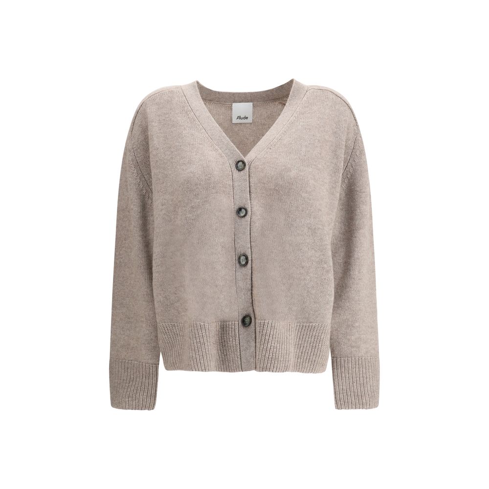 Cardigan Allude en laine et cachemire beige