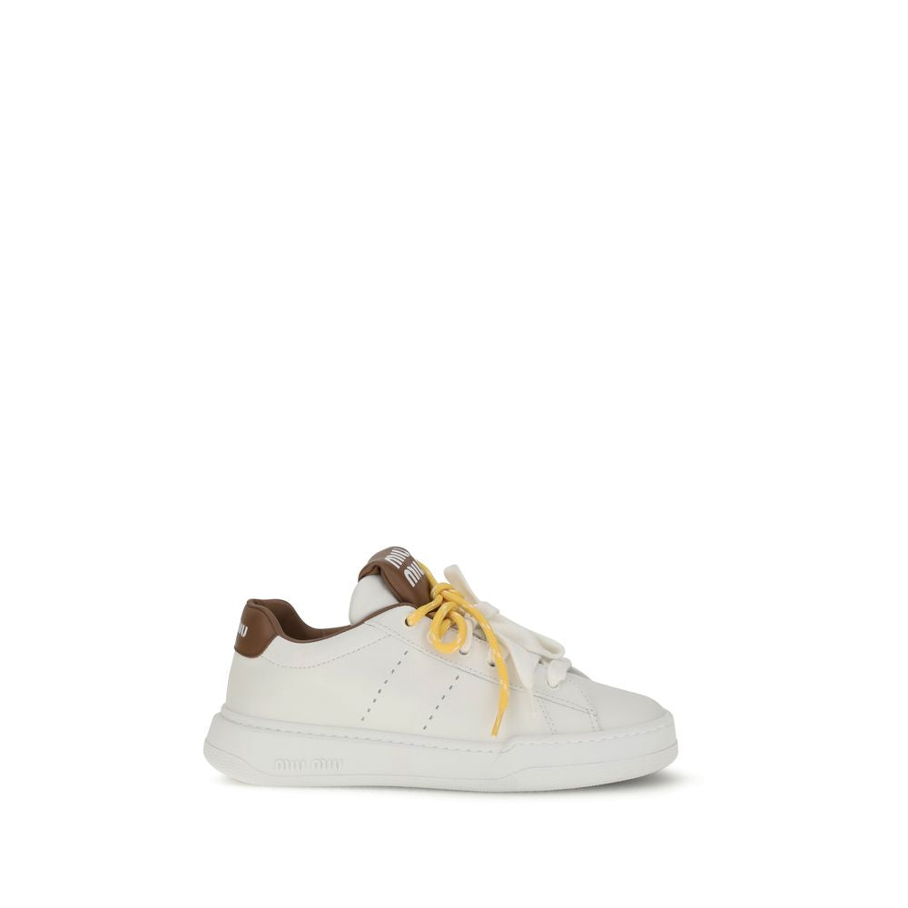 Baskets Miu Miu Double-Lace blanches