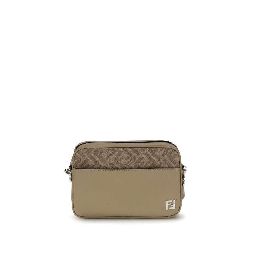 Sac à bandoulière Fendi Camera Case beige