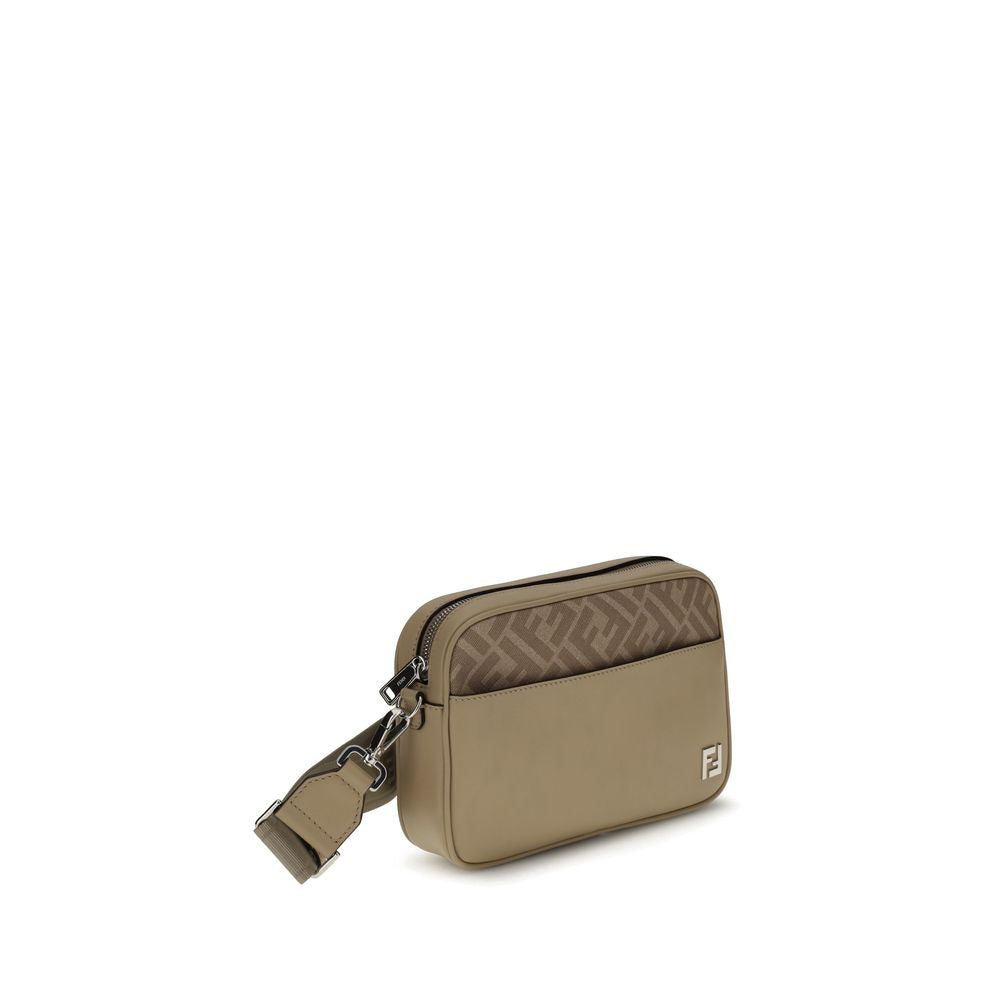 Sac à bandoulière Fendi Camera Case beige