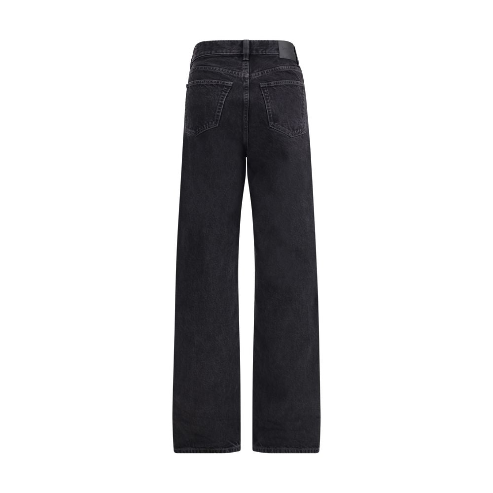 Jean Saint Laurent V-waist bleu