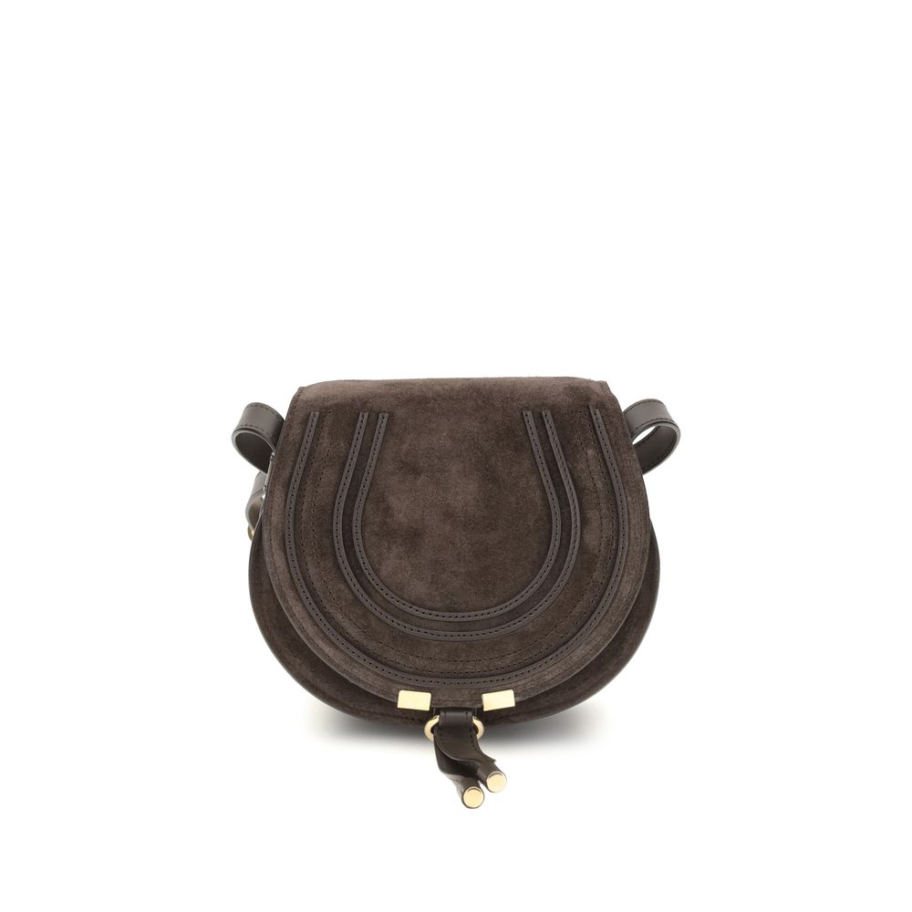 Sac à bandoulière Chloé Marcie beige
