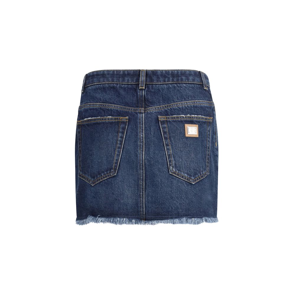Minijupe Dolce&Gabbana denim bleue