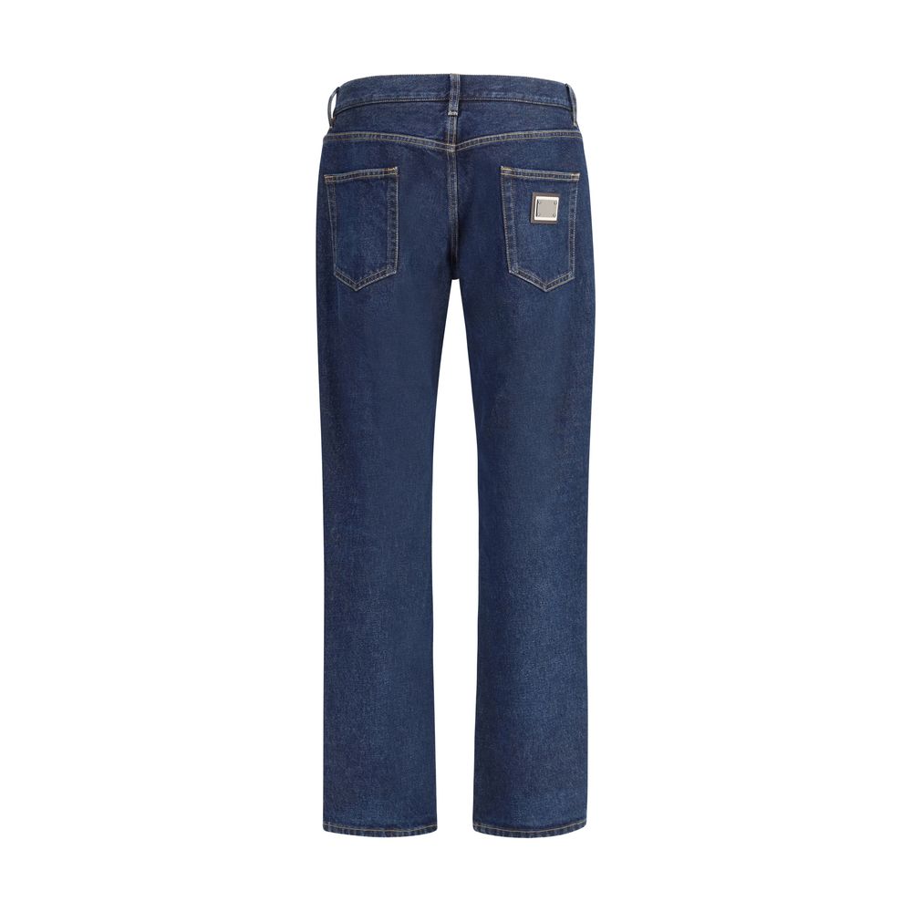 Jean Dolce & Gabbana droit bleu