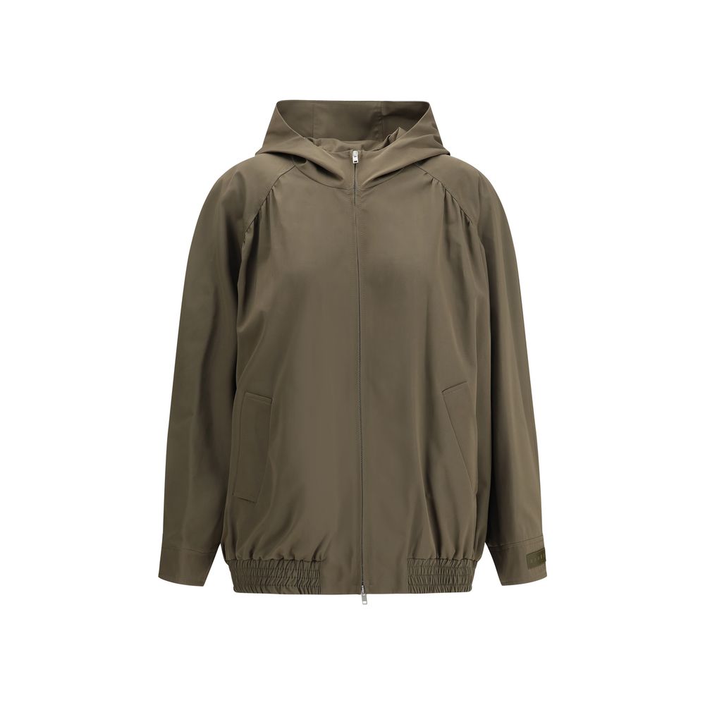 Veste bomber Marni à capuche noire