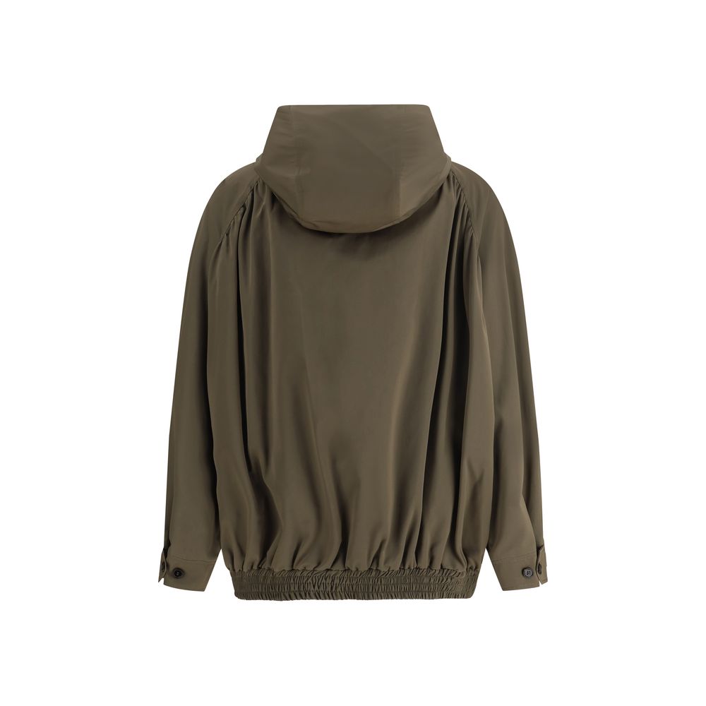 Veste bomber Marni à capuche noire
