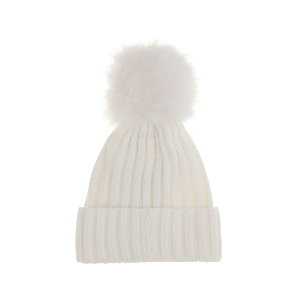 Bonnet Moncler Pompon blanc