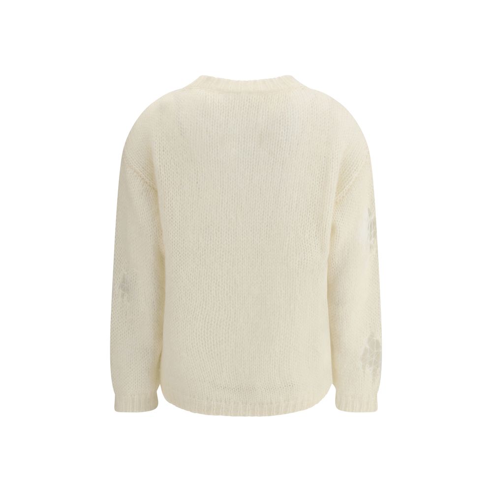 Pull Fabiana Filippi déchiré doré