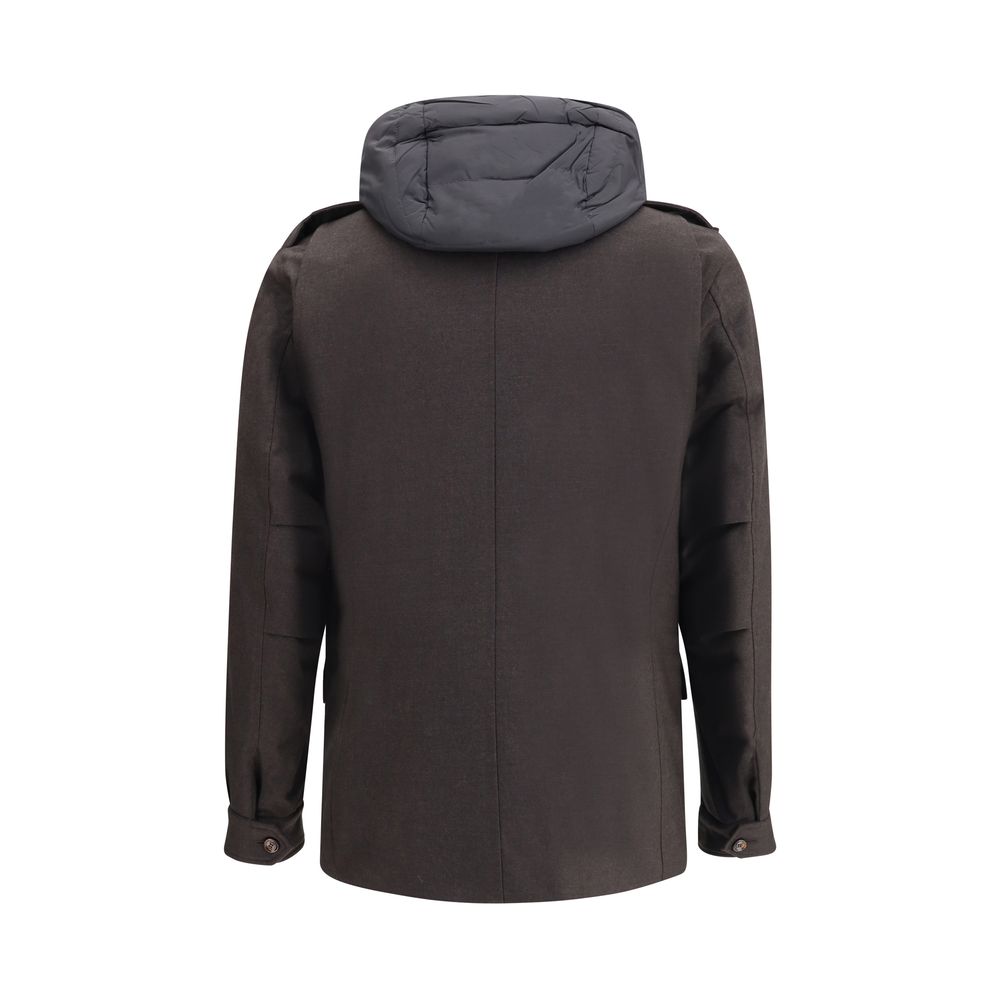 Doudoune MooRER Regular Fit brune