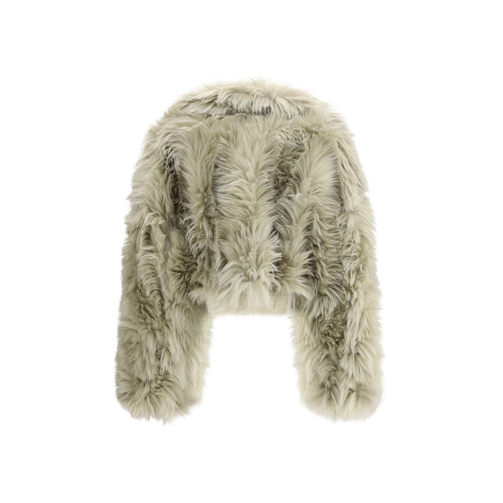 Veste The Latest en fausse fourrure beige