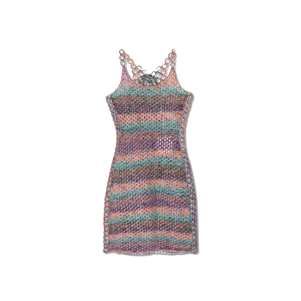 Robe Chloé Crochet Mini Multicolore
