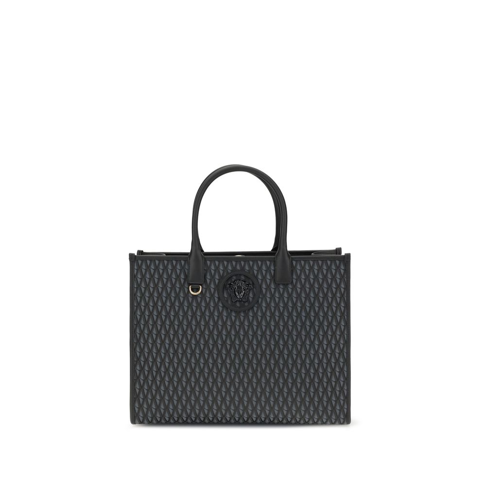Sac cabas Versace La Medusa noir